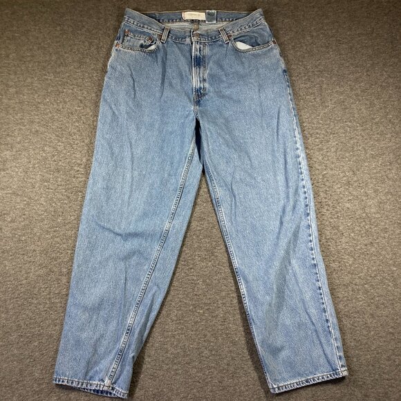Y2K Levi's 560 Comfort Jeans Mens 36X32 Medium Wash Blue Denim Relaxed - Picture 1 of 12